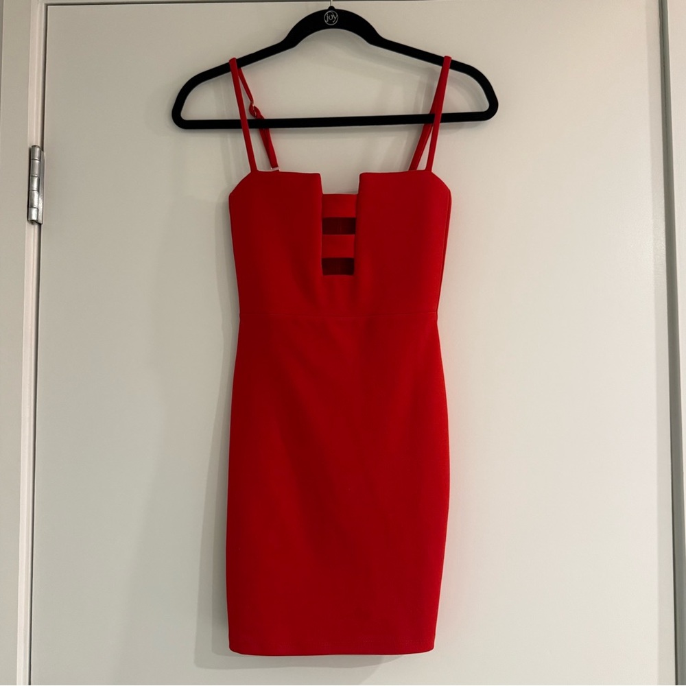 Brand New Nookie Cherry Red Dress